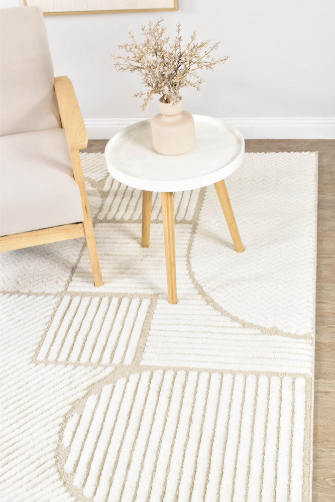 Forum Retro Beige Rug