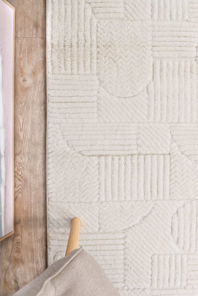 Forum Retro Cream Runner Rug