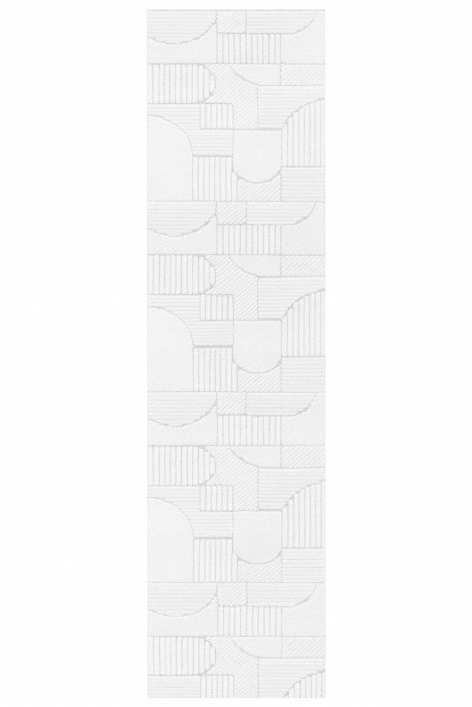Forum Retro Grey Runner Rug