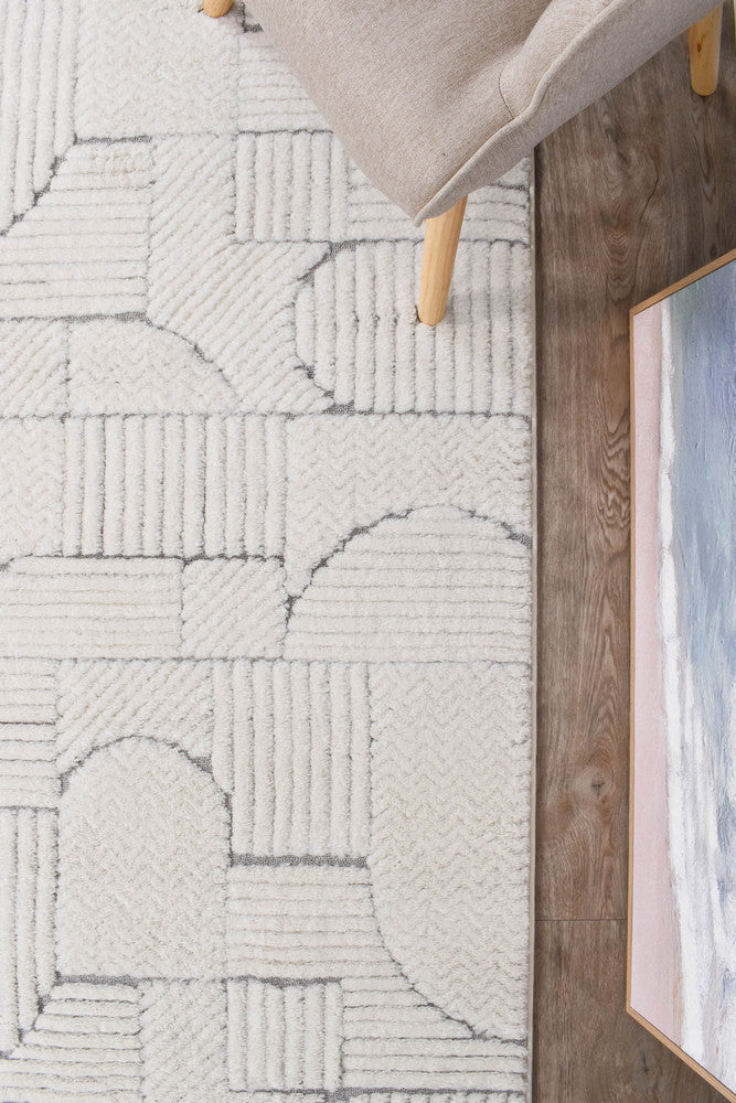 Forum Retro Grey Runner Rug