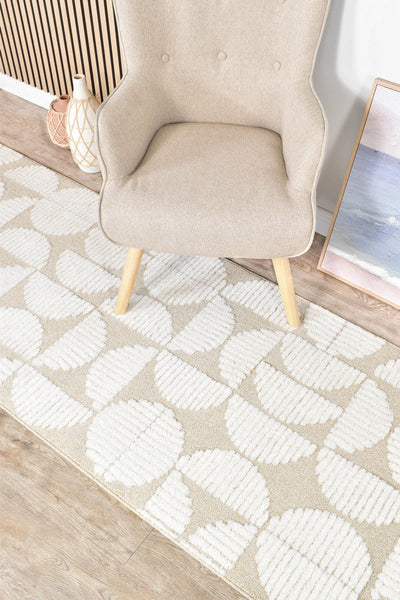 Forum Curves Beige Runner Rug