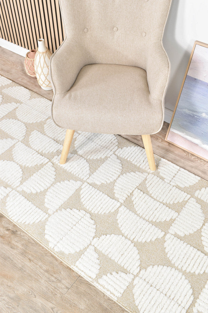 Forum Curves Beige Runner Rug