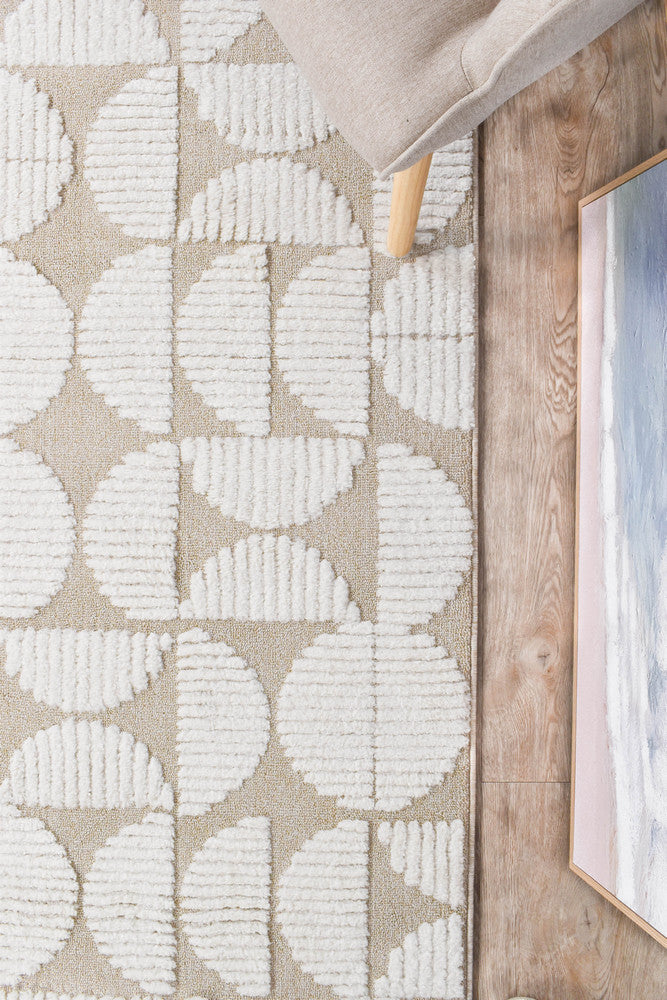 Forum Curves Beige Runner Rug