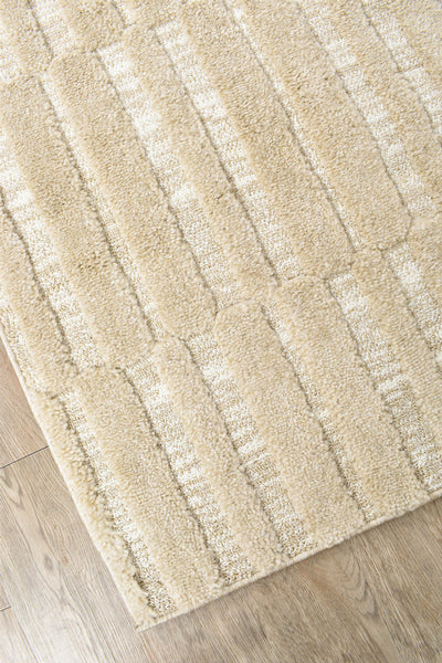 Forum Blocks Beige Runner Rug