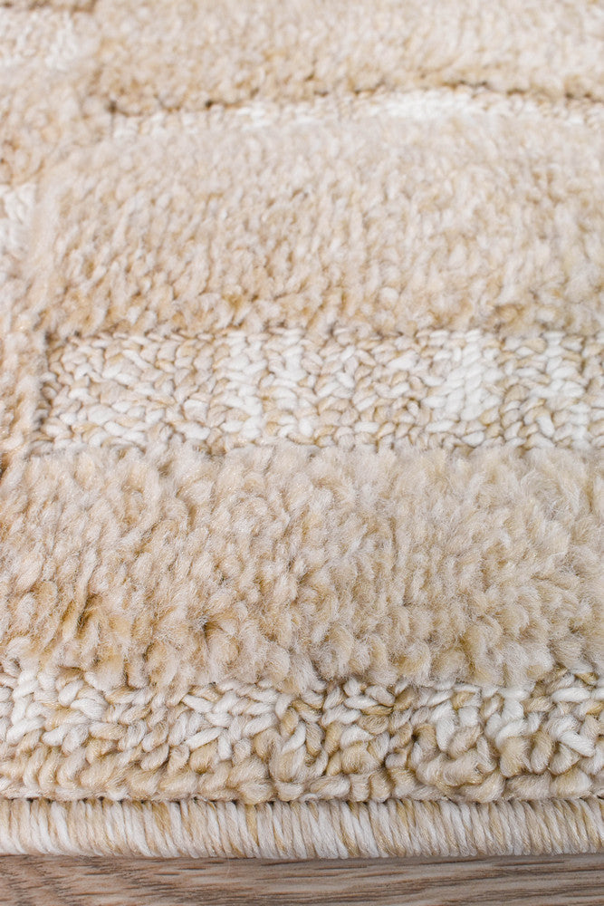 Forum Blocks Beige Runner Rug