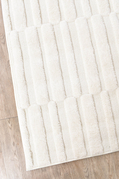 Forum Blocks Cream Runner Rug