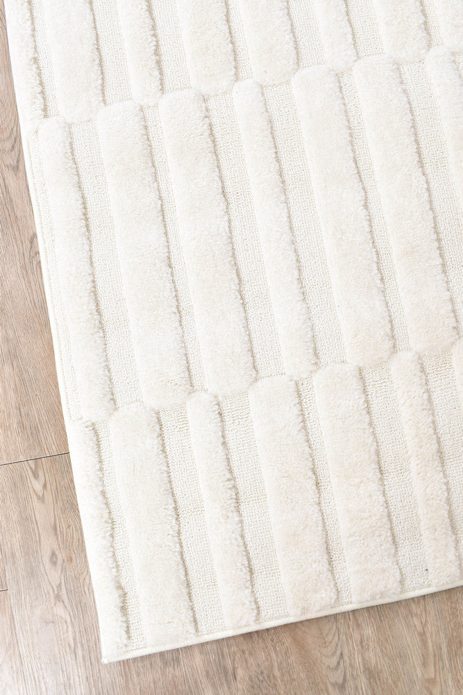 Forum Blocks Cream Runner Rug