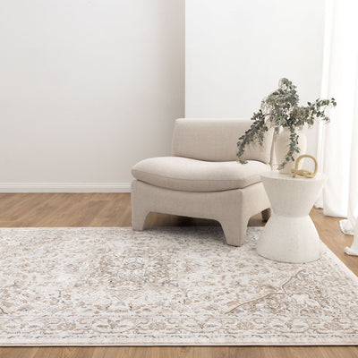 Cha Bella Classic Medallion Cream Beige Rug, Rugs Online Rugs Sydney Australia, www.rugsonlinerugs.com.au