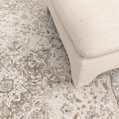 Cha Bella Classic Medallion Cream Beige Rug, Rugs Online Rugs Sydney Australia, www.rugsonlinerugs.com.au