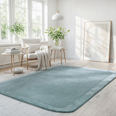 Charleston Blue Wool Rich Rug, Rugs Online Rugs Sydney Australia, www.rugsonlinerugs.com.au
