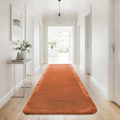 Charleston Rust Wool Rich Runner Rug, Rugs Online Rugs Sydney Australia, www.rugsonlinerugs.com.au