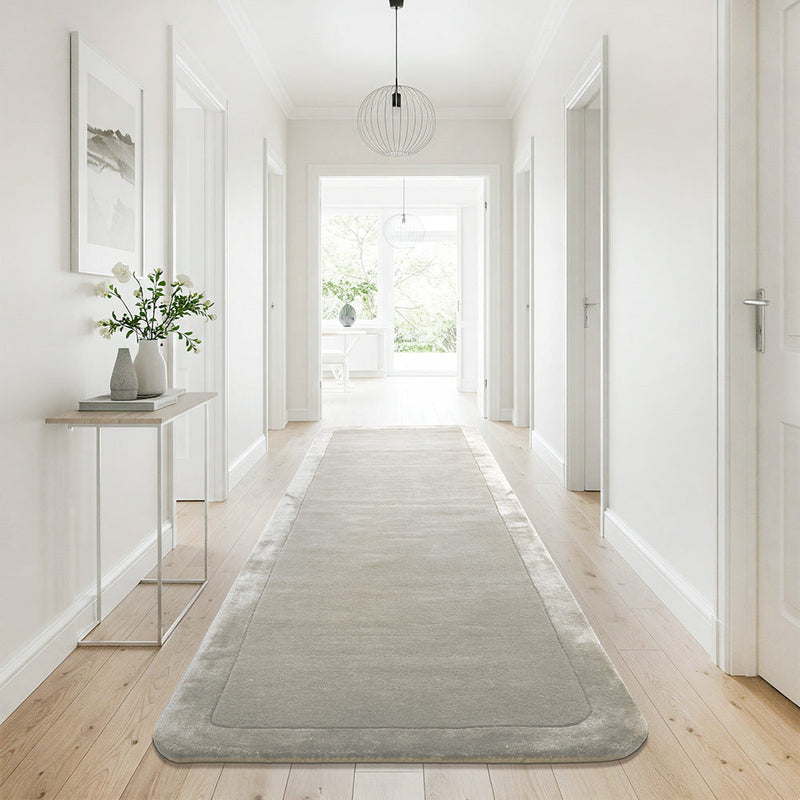 Charleston Silver Wool Rich Runner Rug, Rugs Online Rugs Sydney Australia, www.rugsonlinerugs.com.au