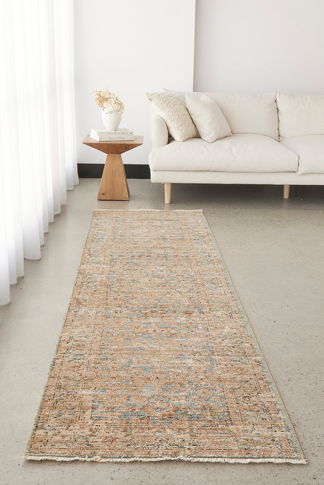 Charm Inspired Vintage Alexandria Ocean Runner Rug, Rugs Online Rugs Sydney Australia, www.rugsonlinerugs.com.au