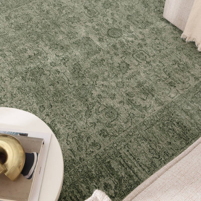 Chobi Essence Border Green Rug, Rugs Online Rugs Sydney Australia, www.rugsonlinerugs.com.au
