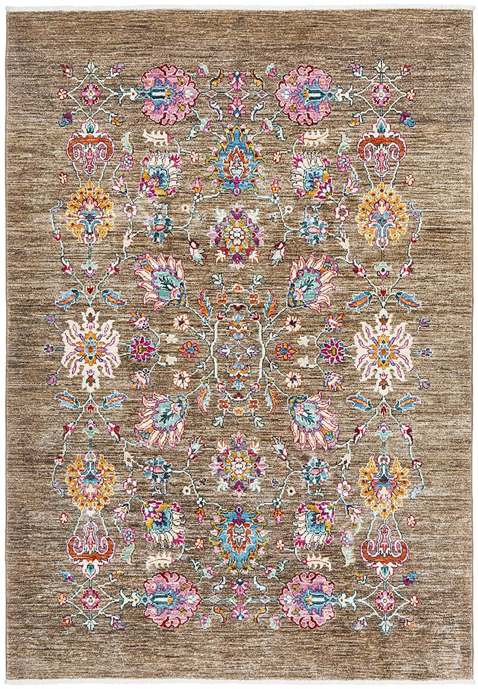 Chobi Handmade Fine Veg Dye Wool Rug 230X160CM
