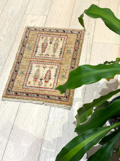 Chobi Handmade Vegi Dye Wool Rug (550-1601) 62X44cm, Rugs Online Rugs Sydney Australia, www.rugsonlinerugs.com.au