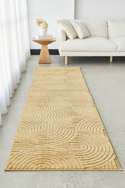 Comfina Florence Zina Gold Runner Rug, Rugs Online Rugs Sydney Australia, www.rugsonlinerugs.com.au