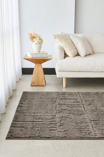 Comfina Ozzy Aliya Mocha Rug, Rugs Online Rugs Sydney Australia, www.rugsonlinerugs.com.au