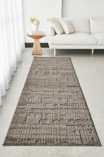 Comfina Ozzy Aliya Mocha Runner Rug,  Rugs Online Rugs Sydney Australia, www.rugsonlinerugs.com.au