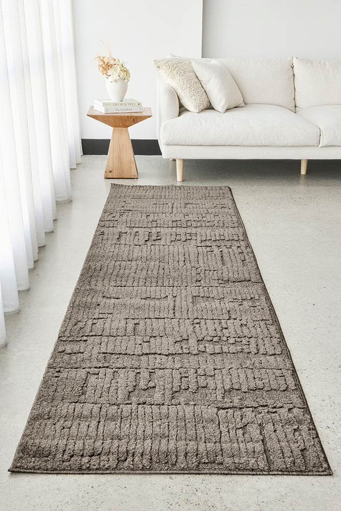 Comfina Ozzy Aliya Mocha Runner Rug,  Rugs Online Rugs Sydney Australia, www.rugsonlinerugs.com.au