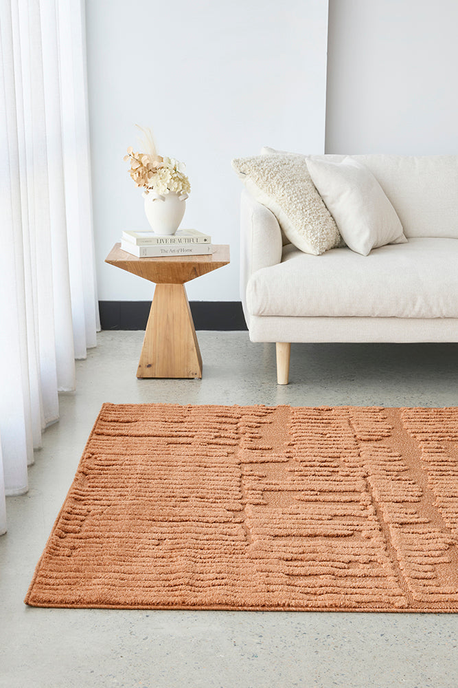 Comfina Ozzy Aliya Rust Rug, Rugs Online Rugs Sydney Australia, www.rugsonlinerugs.com.au