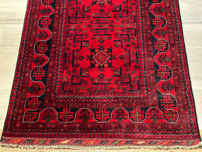 Kamyab Afghan Fine Tribal Wool Rug (550-2124) 156X104CM