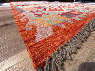 Kilim Chobi Handmade Multi Wool Rug (STK550-2061) 282X194CM