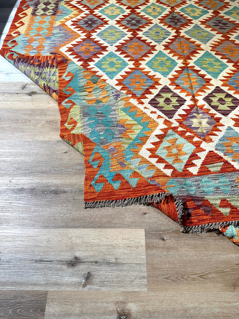 Kilim Chobi Handmade Multi Wool Rug (STK550-2114) 340X251CM