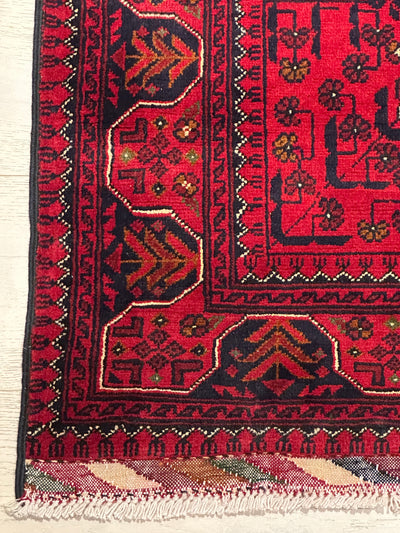 Kamyab Afghan Fine Handmade Tribal Wool Runner Rug (550-2087) 300X79cm