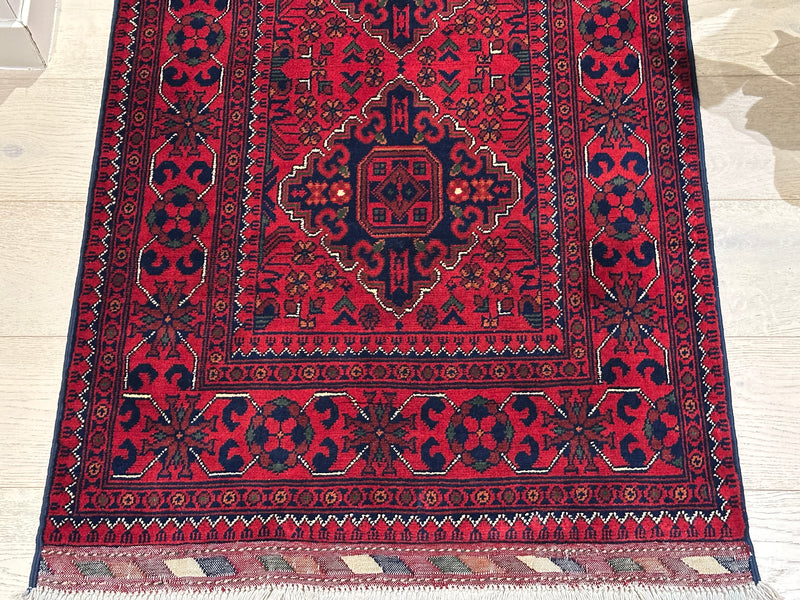 Kamyab Afghan Fine Handmade Tribal Wool Runner Rug (550-2089) 494X80cm
