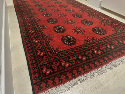 Bokhara Afghan Akhche Tribal Rug (STK550-1983) 200x84cm, Rugs Online Rugs Sydney Australia, www.rugsonlinerugs.com.au