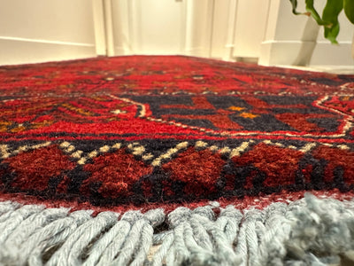 Khal Mohommadi Afghan Fine Tribal Wool Runner Rug (550-2017) 484x82cm