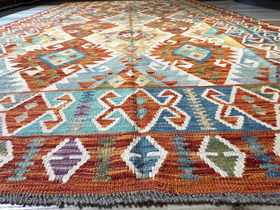 Kilim Chobi Handmade Multi Wool Rug (STK550-2097) 290X202CM