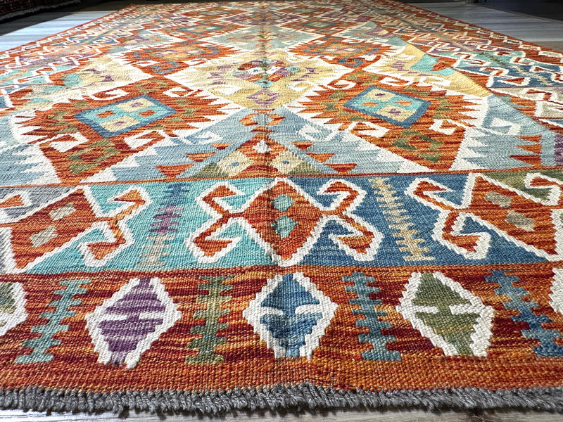 Kilim Chobi Handmade Multi Wool Rug (STK550-2097) 290X202CM
