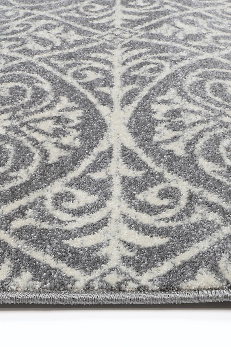 Delicate Katherine Grey & Ivory Rug