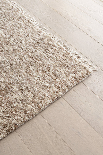 Darren Palmer Travertine Brown Wool Rug
