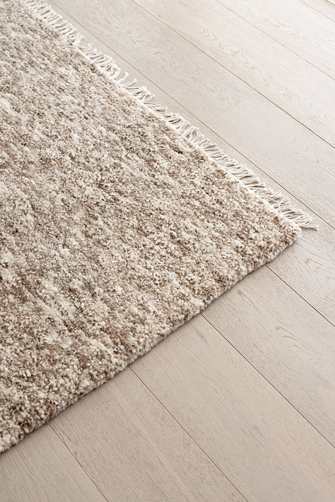 Darren Palmer Travertine Brown Wool Rug