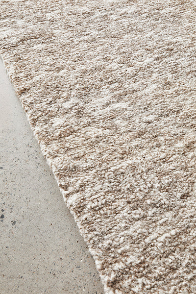 Darren Palmer Travertine Brown Wool Rug