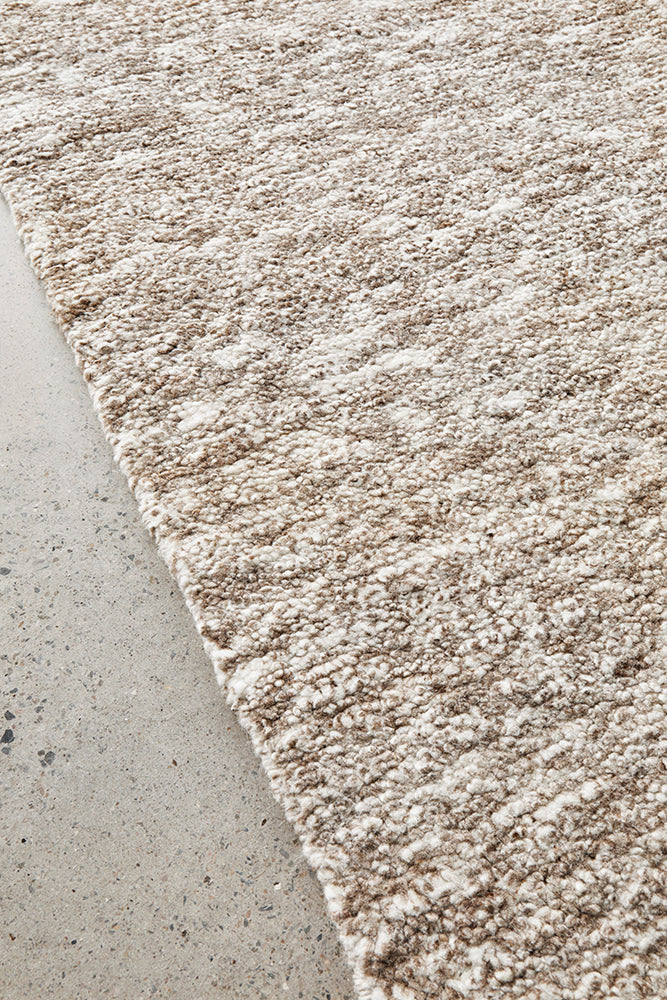 Darren Palmer Travertine Brown Wool Rug