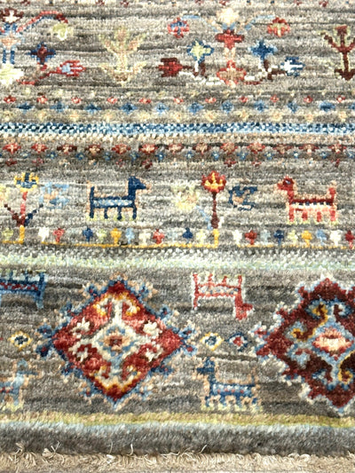 Kazak Khorjin Handmade Vegi Dye Rug (SKT550-1991) 98X58CM