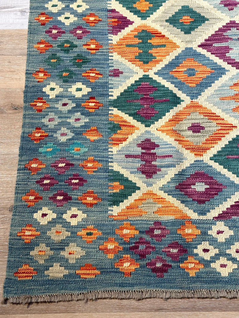 Kilim Chobi Handmade Multi Wool Rug (STK550-2053) 299X203CM