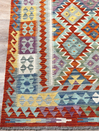 Kilim Chobi Handmade Multi Wool Rug (STK550-2100) 292X198CM