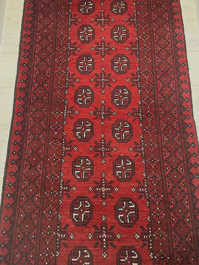 Bokhara Afghan Akhche Tribal Rug (STK550-1987) 486x82cm