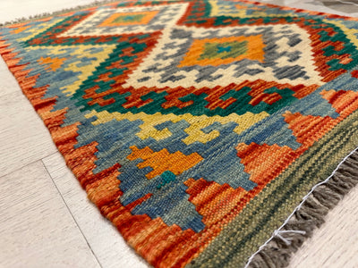 Kilim Handmade Vegi Dye Wool Rug(550-2032) 87X64CM, Rugs Online Rugs Sydney Australia, www.rugsonlinerugs.com.au