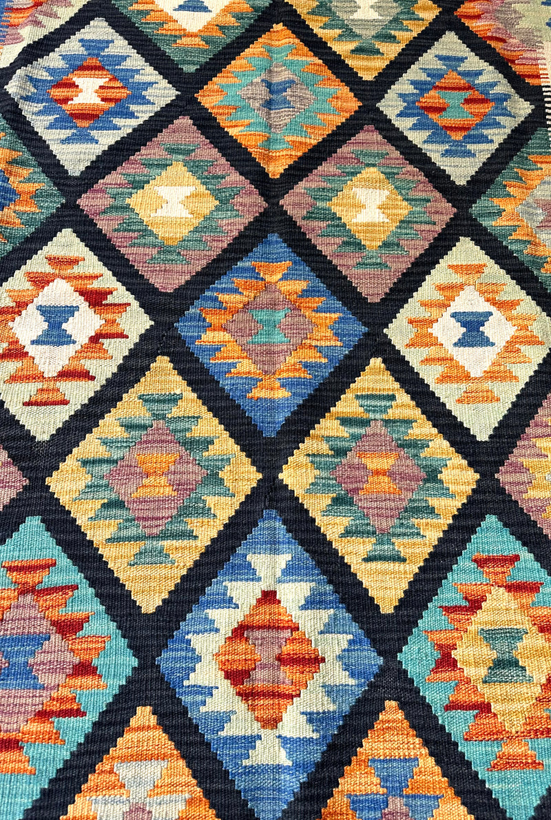 Kilim Chobi Handmade Multi Wool Rug (STK550-2108) 200X150CM