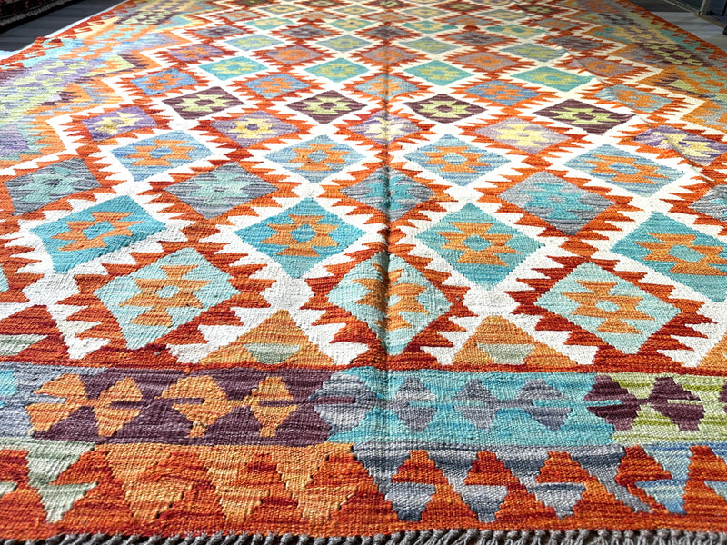 Kilim Chobi Handmade Multi Wool Rug (STK550-2114) 340X251CM
