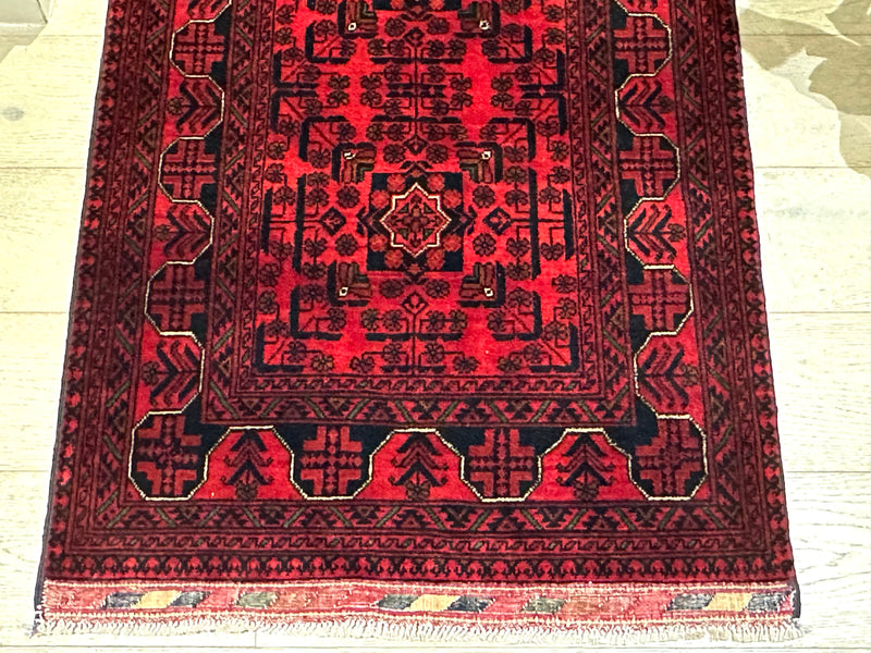 Kamyab Afghan Fine Handmade Tribal Wool Runner Rug (550-2088) 504X80cm