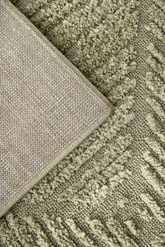Bursa Pyramid Green Rug