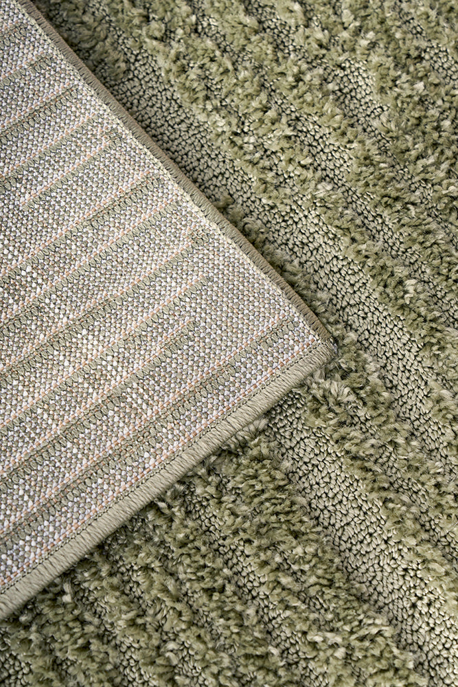 Bursa Stripe Green Rug