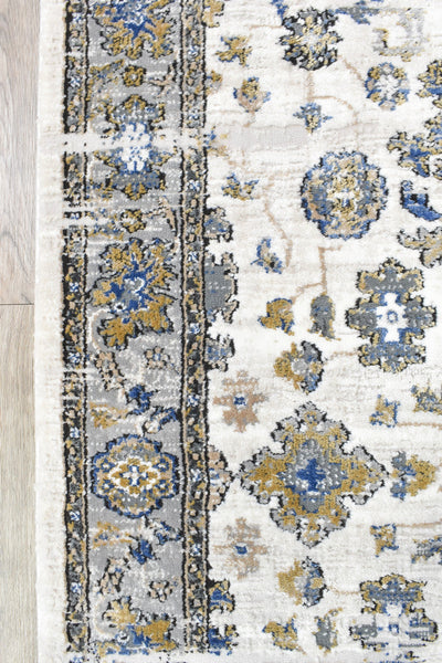 Rugbella Keshan Grey Grey Runner Rug